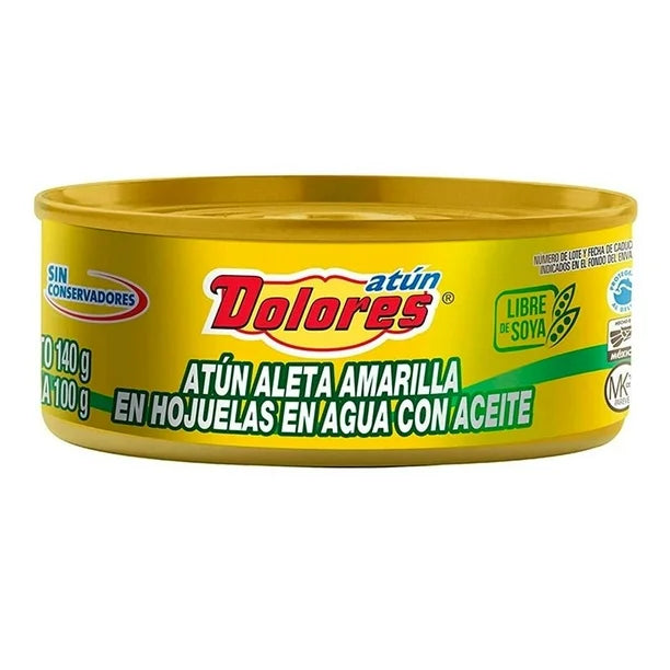 ATÚN DOLORES EN ACEITE -LATA 140 GR-