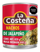 CHILES JALAPEÑOS EN RODAJA LA COSTEÑA -LATA 820 GR-