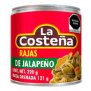 CHILES JALAPEÑOS EN RAJAS LA COSTEÑA -LATA 220 GR-