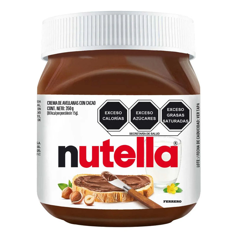 CREMA DE AVELLANA NUTELLA –BOTE 350 GR-