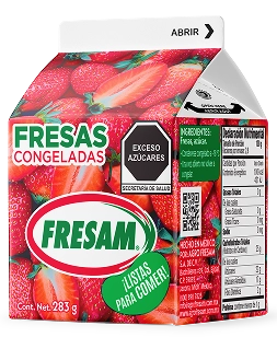 FRESA CONGELADA PUREPACK -ENVASE 283 GR-