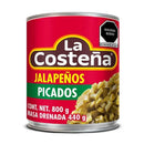 CHILES JALAPEÑOS PICADO LA COSTEÑA -LATA 800 GR-