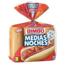 PAN PARA HOT DOG MEDIAS NOCHES BIMBO -BOLSA 8 PZ-
