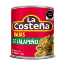 CHILES JALAPEÑOS EN RAJAS LA COSTEÑA -LATA 3 KG-