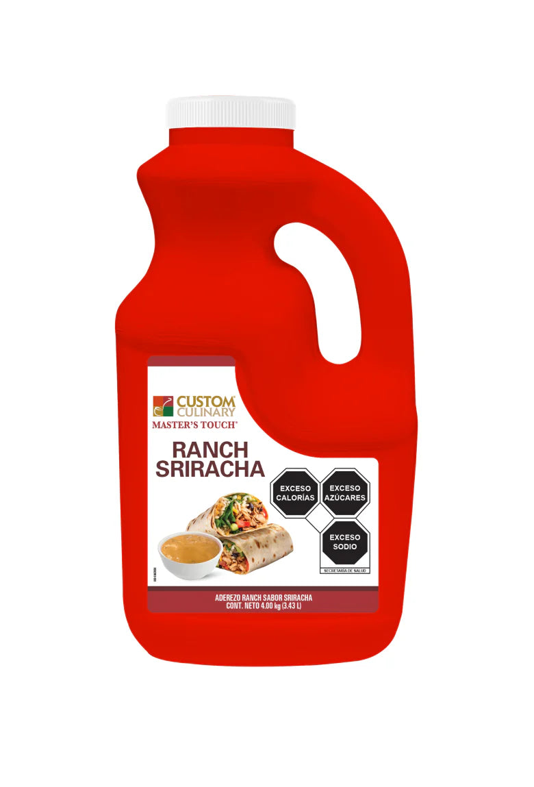 ADEREZO RANCH SIRACHA -BOTE 3.4 KG-