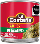 CHILES JALAPEÑOS EN RODAJA LA COSTEÑA -LATA 380 GR-