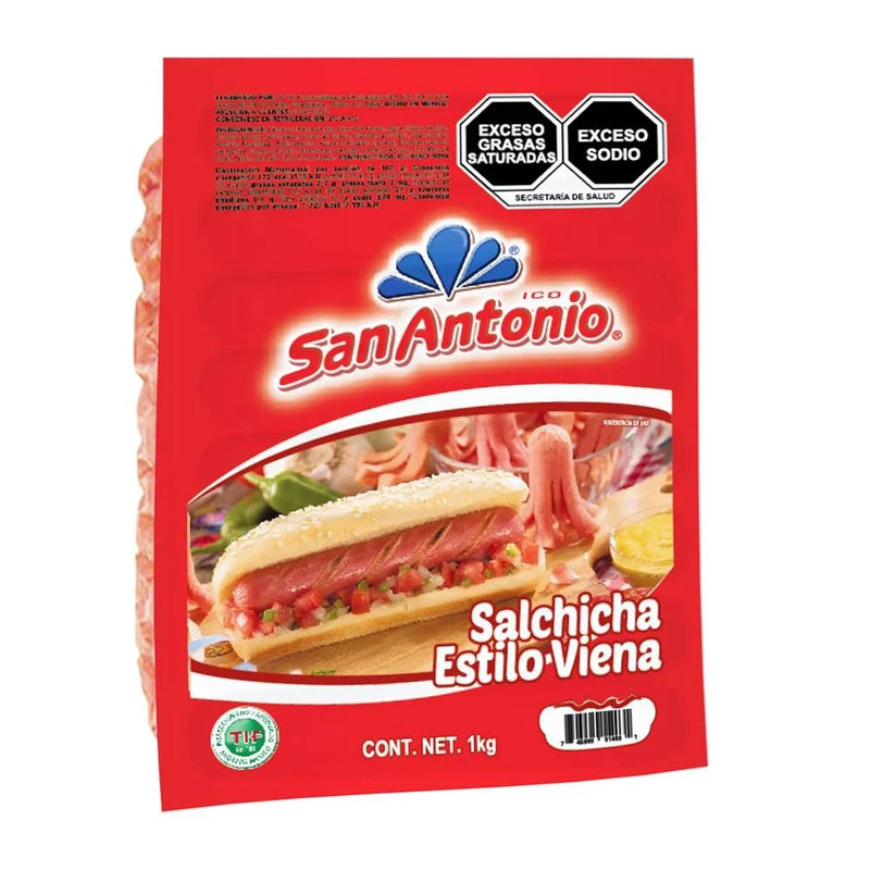 SALCHICHA VIENA SAN ANTONIO -PAQUETE 16 PZ-