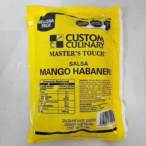 SALSA MANGO HABANERO ZAFRAN POUCH -BOLSA 1.65 KG-