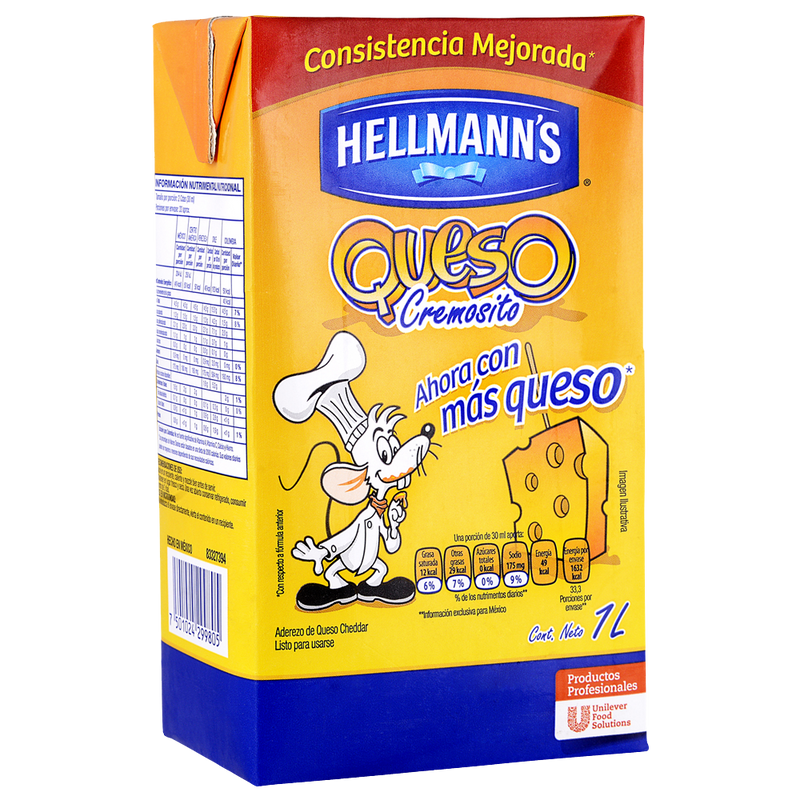 QUESO PARA NACHOS HELLMANS DE 1 KGR