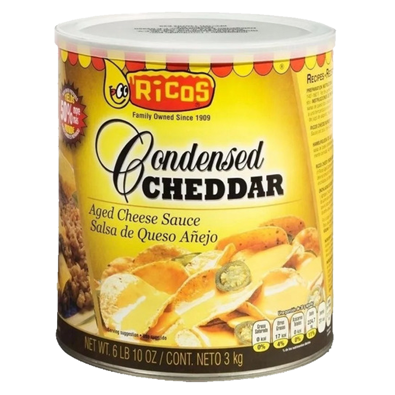 QUESO CHEDAR CHEESE SAUCE RICOS 3KGS