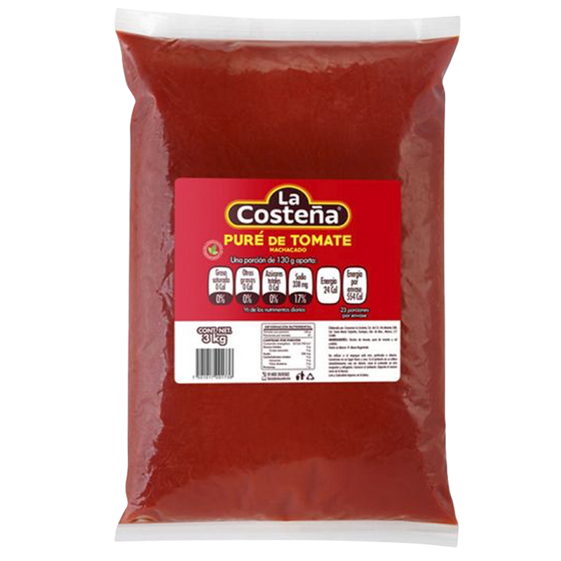 PURE DE TOMATE COSTEÑA BOLSA DE 3 KG