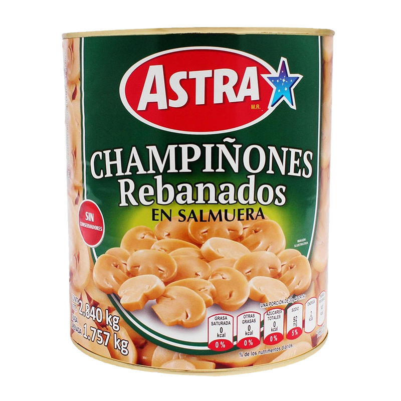 CHAMPIÑON REBANADO ASTRA DE 3 KG