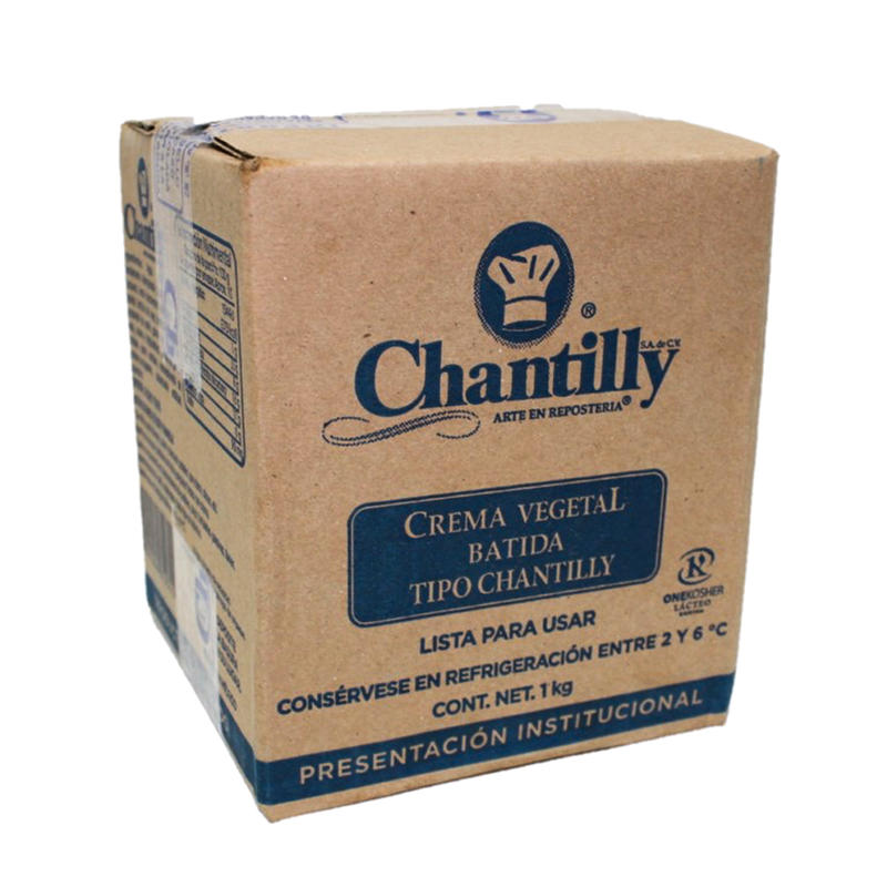 CREMA CHANTILLY DE CAJA DE 1KG
