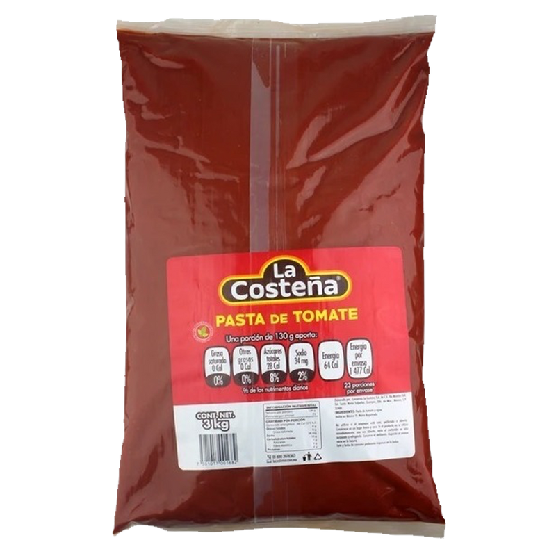 PASTA DE TOMATE COSTEÑA DE 3 KG