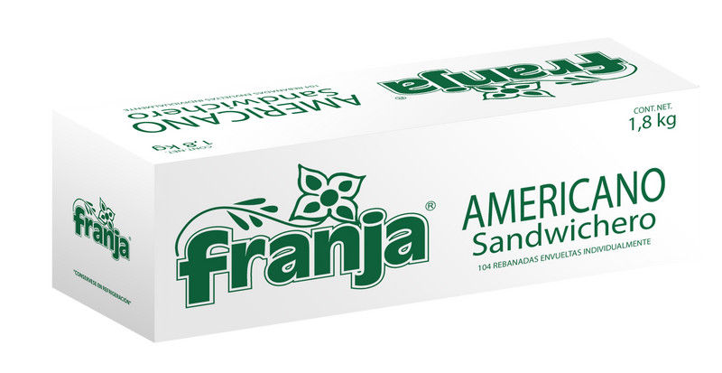 QUESO AMARILLO FRANJA REBANADO