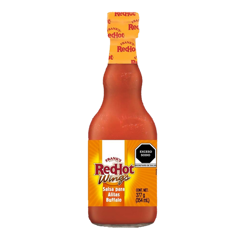 SALSA PARA ALITAS WINGS FRANKS RED HOT 354 ML