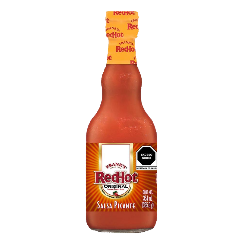 SALSA PARA ALITAS ORIGINAL FRANKS RED HOT 354 ML