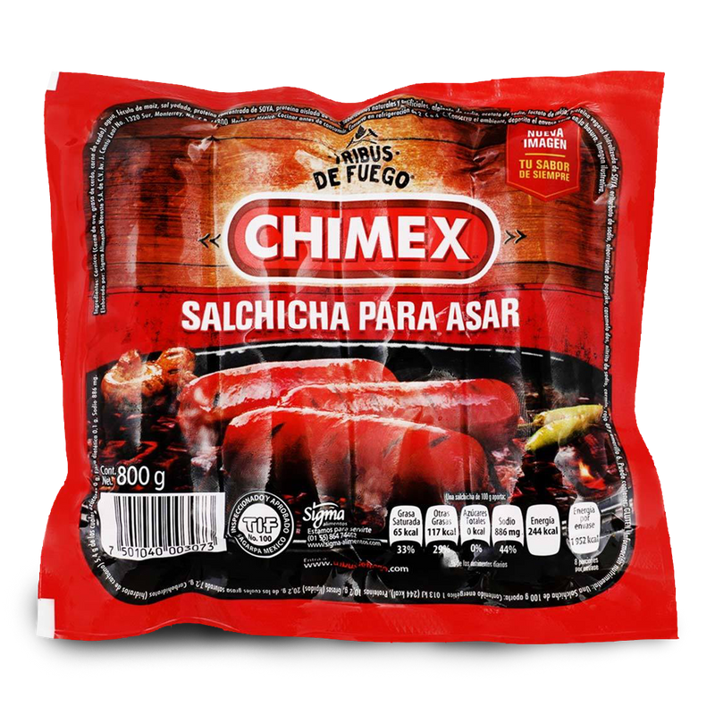 SALCHICHA PARA ASAR CHIMEX