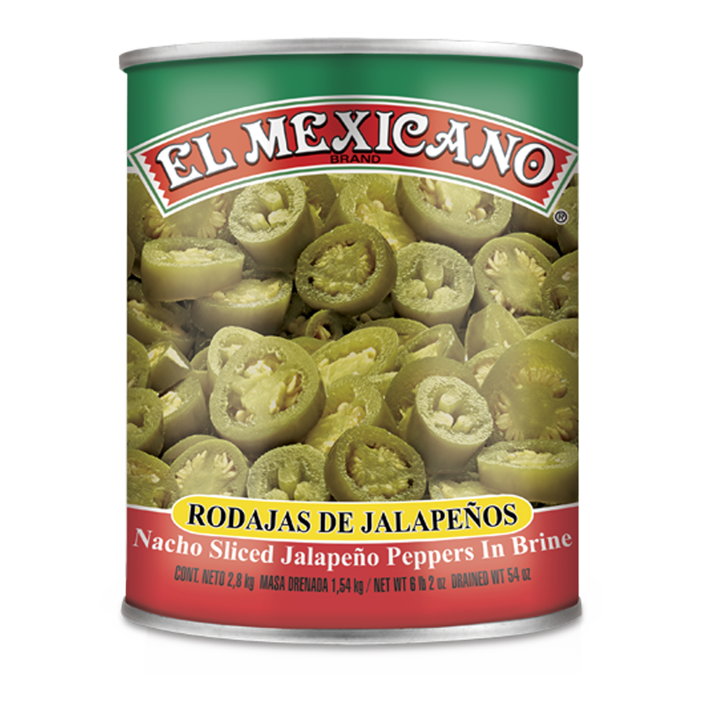 CHILE JALAPEÑO EN RODAJA EL MEXICANO –LATA 3 KG-